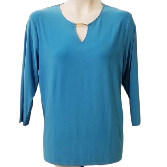 Turquoise Salon Studio Tunic - Picture 1 of 4